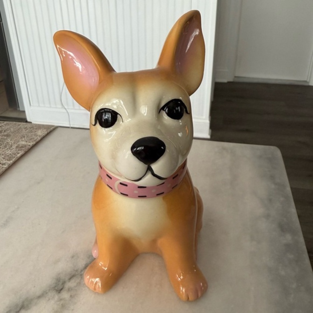 NEW Chihuahua Statue Figurine Dog Home Decor Sunday
Morning Ceramic